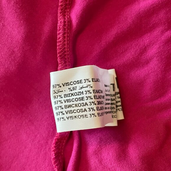 MAT Basics Casual Tank Yoga Workout Round Neck Sleeveless Deep Pink Plus… - Picture 5 of 5